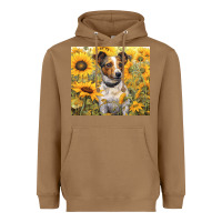 Toasted Coconut jack russel terrier Heavyweight Hoodie - Unal Design