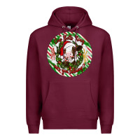 Burgundy Christmas cow bells ring are you listening Premium Hoodie - Artiststas
