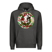 Charcoal Heather Christmas cow bells ring are you listening Premium Hoodie - Artiststas