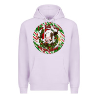 Lilac Christmas cow bells ring are you listening Premium Hoodie - Artiststas
