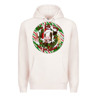 Pale Pink Christmas cow bells ring are you listening Premium Hoodie - Artiststas