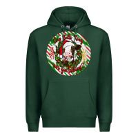 Sports Green Christmas cow bells ring are you listening Premium Hoodie - Artiststas