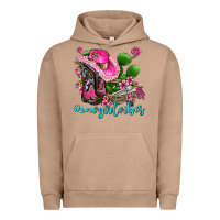 Cowgirl Vibes With Boots And Gun Urban Hoodie | Teevron