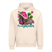 Sandshell cowgirl vibes with boots and gun Urban Hoodie - AdoDesignShop