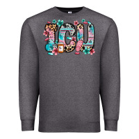 Charcoal Heather icu intensive care unit Premium Sweatshirt - Zillion Design Studio
