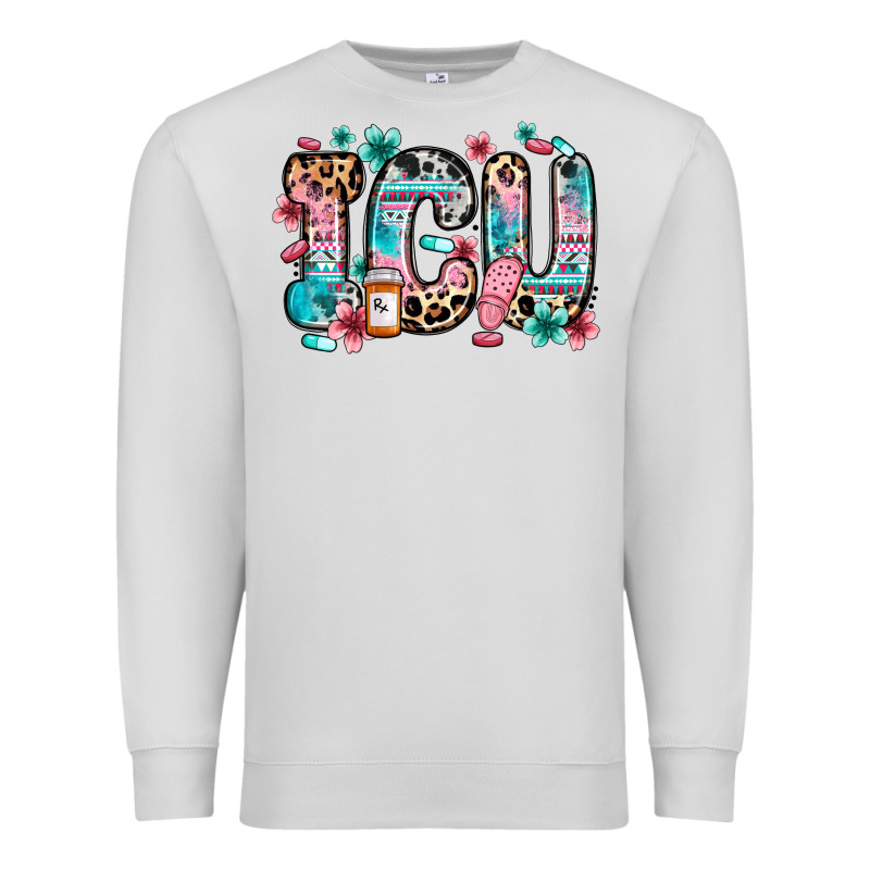 Icu Intensive Care Unit Premium Sweatshirt by Zillion Design Studio | Teevron