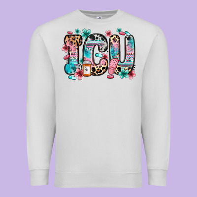 Premium Sweatshirt icu intensive care unit