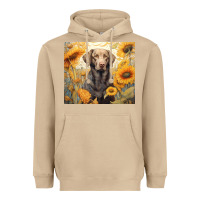 Mushroom labrador retriever Heavyweight Hoodie - Unal Design