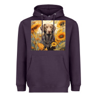 Plum labrador retriever Heavyweight Hoodie - Unal Design