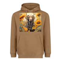 Toasted Coconut labrador retriever Heavyweight Hoodie - Unal Design