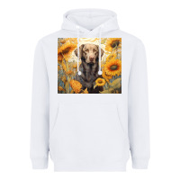 White labrador retriever Heavyweight Hoodie - Unal Design