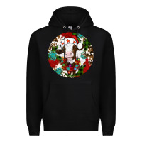Black Christmas cow gemstone Premium Hoodie - Artiststas