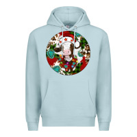 Blue Mist Christmas cow gemstone Premium Hoodie - Artiststas