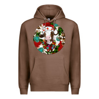 Chestnut Christmas cow gemstone Premium Hoodie - Artiststas