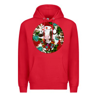 Red Christmas cow gemstone Premium Hoodie - Artiststas