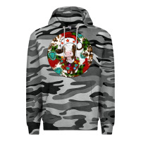 Slate Camo Christmas cow gemstone Premium Hoodie - Artiststas