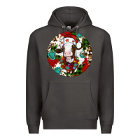 Smoke Christmas cow gemstone Premium Hoodie - Artiststas