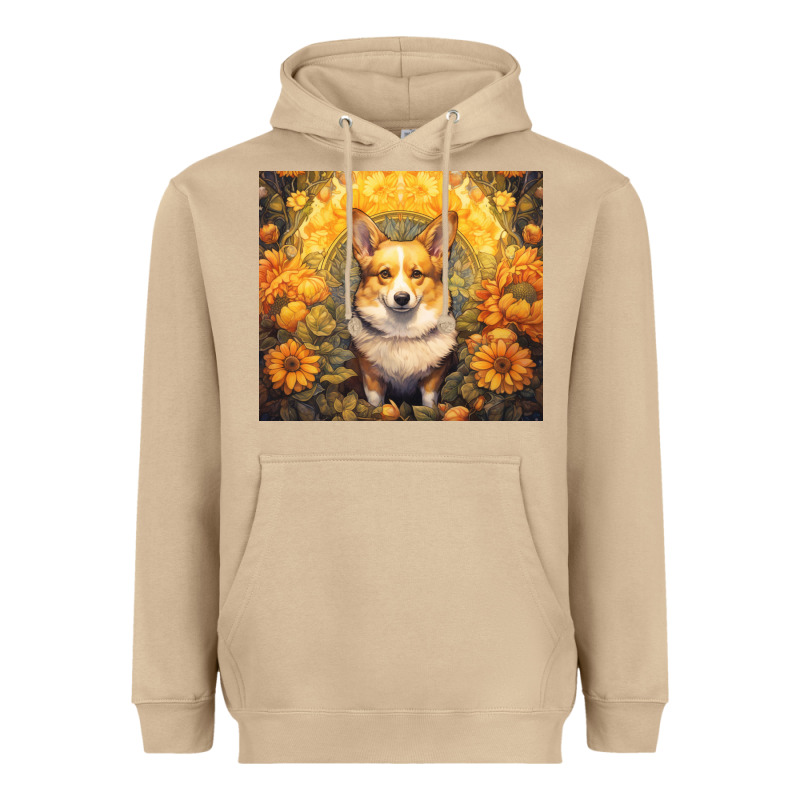 Pembroke Welsh Corgi Heavyweight Hoodie by Unal Design | Teevron