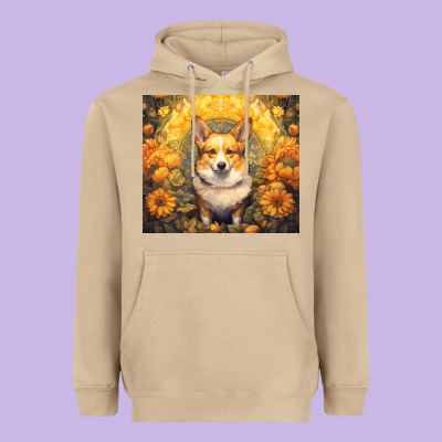 Heavyweight Hoodie pembroke welsh corgi