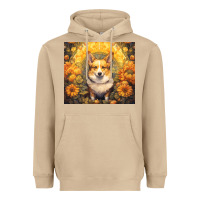 Mushroom pembroke welsh corgi Heavyweight Hoodie - Unal Design