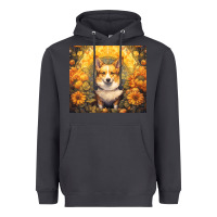 Smoke pembroke welsh corgi Heavyweight Hoodie - Unal Design