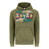 Vintage Olive most loved mother Vintage Hoodie - AdoDesignShop