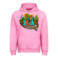 Fuchsia Pink yeehaw and cactus with horseshoe Urban Hoodie - AdoDesignShop