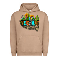 Pigment Burro yeehaw and cactus with horseshoe Urban Hoodie - AdoDesignShop