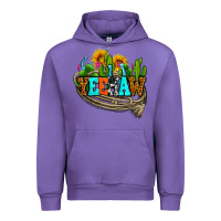 Tulip yeehaw and cactus with horseshoe Urban Hoodie - AdoDesignShop
