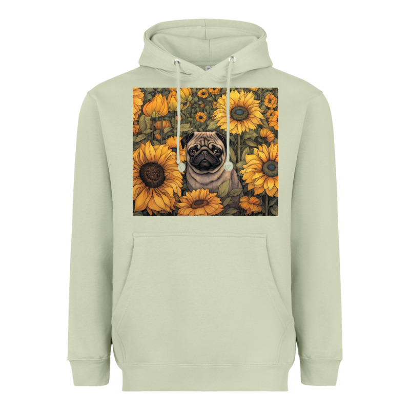 Pug Heavyweight Hoodie by Unal Design | Teevron