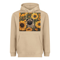 Mushroom pug Heavyweight Hoodie - Unal Design