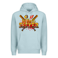 Blue Mist softball sister Premium Hoodie - AdoDesignShop