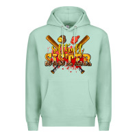Seafoam softball sister Premium Hoodie - AdoDesignShop