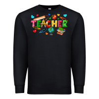 Black teacher Premium Sweatshirt - texasbilliewilder