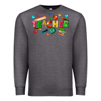 Charcoal Heather teacher Premium Sweatshirt - texasbilliewilder