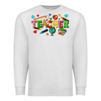 Oatmeal Heather teacher Premium Sweatshirt - texasbilliewilder
