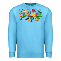 Ocean Blue teacher Premium Sweatshirt - texasbilliewilder