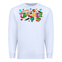 White teacher Premium Sweatshirt - texasbilliewilder
