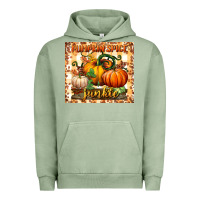Pigment Oil Green pumpkin spice junkie tumbler Urban Hoodie - BundleAndBundleShop
