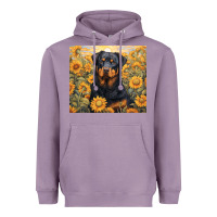 Lavender rotweiler Heavyweight Hoodie - Unal Design