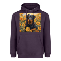 Plum rotweiler Heavyweight Hoodie - Unal Design