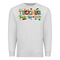 Dove Grey teacher teach love inspire tbw Premium Sweatshirt - texasbilliewilder