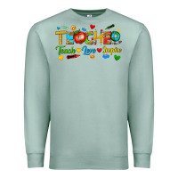 Seafoam teacher teach love inspire tbw Premium Sweatshirt - texasbilliewilder