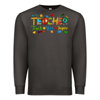 Smoke teacher teach love inspire tbw Premium Sweatshirt - texasbilliewilder