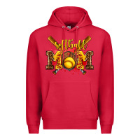 Cardinal softball mom Premium Hoodie - AdoDesignShop