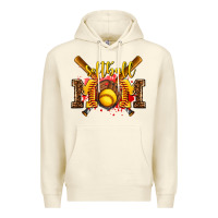 Sandshell softball mom Premium Hoodie - AdoDesignShop