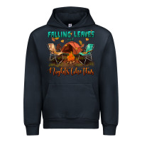 Navy falling leaves and nights like this Urban Hoodie - BundleAndBundleShop