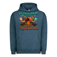 Pigment Midnight Navy falling leaves and nights like this Urban Hoodie - BundleAndBundleShop