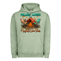 Pigment Oil Green falling leaves and nights like this Urban Hoodie - BundleAndBundleShop