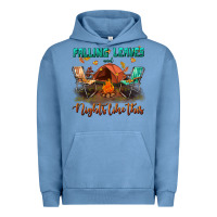 Pigment Pebble Blue falling leaves and nights like this Urban Hoodie - BundleAndBundleShop